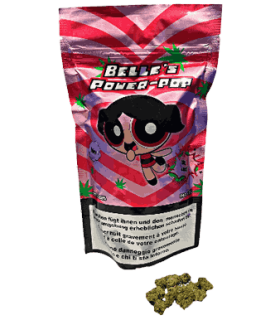Paradise Weeds Belle's Power Pop Small CBD Buds Indoor 1