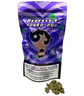 Paradise Weeds Rebelle's Power Pop Small CBD Buds Indoor 1