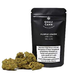 Qualicann Purple Lemon CBD Flower Indoor 1