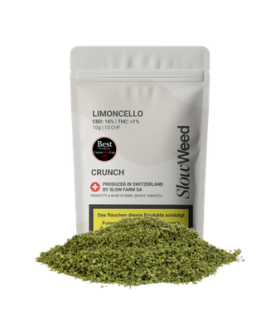 Slow Weed Limoncello Crunch CBD Trim Outdoor 1