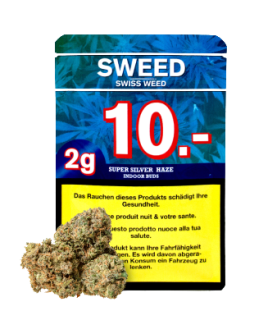 Sweed Super Silver Haze CBD Flower Indoor 1