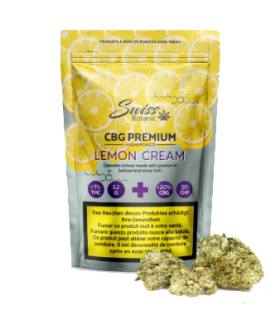 Swiss Botanic Lemon Cream CBG Flower Greenhouse 1