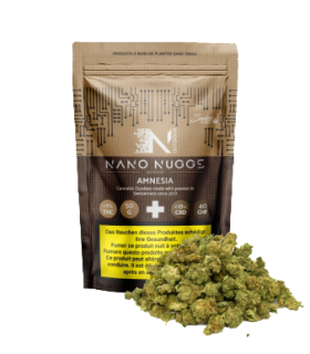 Swiss Botanic Nano Nuggs Amnesia Small CBD Buds Outdoor 1
