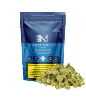 Swiss Botanic Nano Nuggs Glue Gelato Small CBD Buds Indoor 1