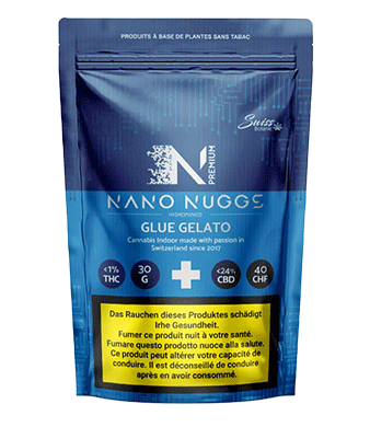 Swiss Botanic Nano Nuggs Glue Gelato Small CBD Buds Indoor 2