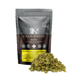 Swiss Botanic Nano Nuggs Runtz Small CBD Buds Outdoor 1