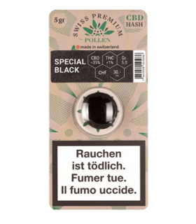 Swiss Premium Pollen Special Black CBD Hash 1