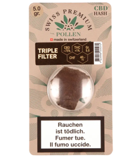 Swiss Premium Pollen Triple Filtered CBD Hash 1