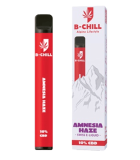B-Chill Amnesia Haze Disposable CBD Vape Pen 1