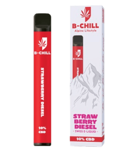 B-Chill Strawberry Diesel Disposable CBD Vape Pen 1