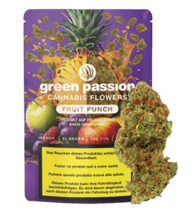Green Passion Fruit Punch CBD Flower Indoor 1