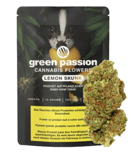Green Passion Lemon Skunk CBD Flower Indoor 1