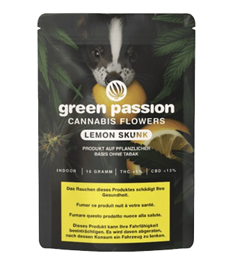 Green Passion Lemon Skunk CBD Blüten Indoor – Bild 3
