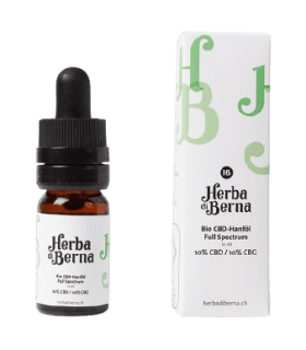Herba di Berna Full-Spectrum Organic Hemp Oil with 10% CBG + 10% CBD 1