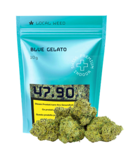 Local Weed Blue Gelato CBD Flower Indoor 1