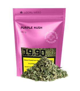 Local Weed Purple Kush CBD Indoor Trim 1