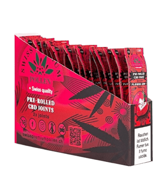 Swiss Premium Pollen Pre-rolls Strawberry Joints CBD Fleurs + Hash – photo 2