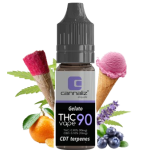 Cannaliz Gelato CBD-Liquid E-Liquid mit botanischen Terpenen und 90 mg THC