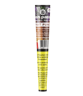 Green Passion Fruit Punch Joint CBD Pré-Roulé Indoor – photo 3