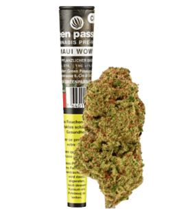 Green Passion Maui Wowy Pre-Roll CBD Joint Indoor 1