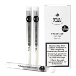 Qualicann Sweet Star 3 Vorgerollte CBD Joints Indoor