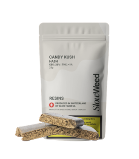 Slow Weed Candy Kush CBD Hash Outdoor 1