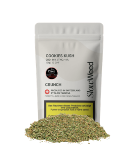 Slow Weed Cookies Kush Crunch CBD Trim Greenhouse 1