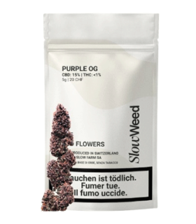 Slow Weed Purple OG CBD Flower Outdoor 1