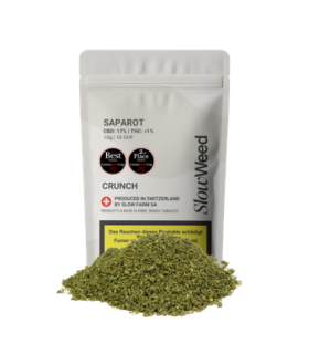 Slow Weed Saparot Crunch CBD Trim Greenhouse 1