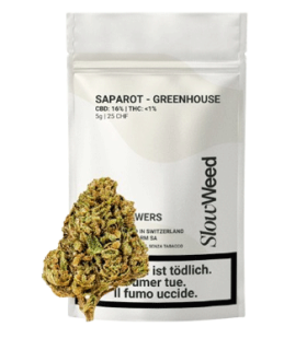 Slow Weed Saparot CBD Flower Greenhouse 1