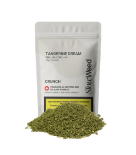 Slow Weed Tangerine Dream Crunch CBD Trim Outdoor 1