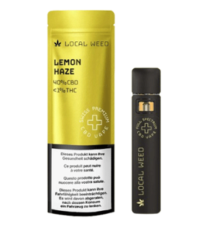Local Weed Lemon Haze Puff CBD 40% Full-Spectrum