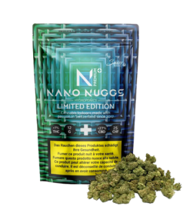 Swiss Botanic Nano Nuggs BLUE Premium Limited Edition Small CBD Buds 1