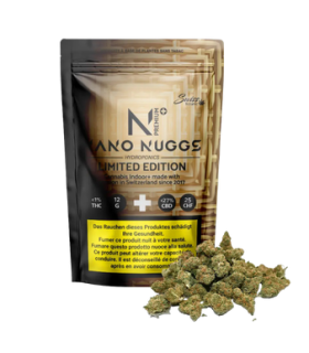 Swiss Botanic Nano Nuggs GOLD Premium Limited Edition Small CBD Buds 1
