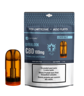 Cannaliz Overlook Lemon Haze Vaping Pod CBD Cartridge 1