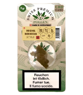 Swiss Premium Pollen Original Moroccan Style CBD Hash Indoor 1