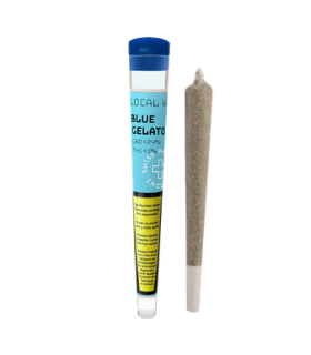 Local Weed Blue Gelato Joint CBD Pré-Roulé Indoor