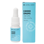 Local Weed Canna Drops Huile de CBD 10% Spectre complet