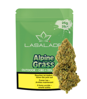 La Salade Alpine Grass Fleurs de CBD Outdoor