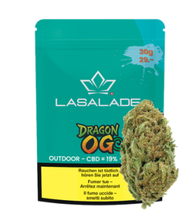 La Salade Dragon OG Fleurs de CBD Outdoor