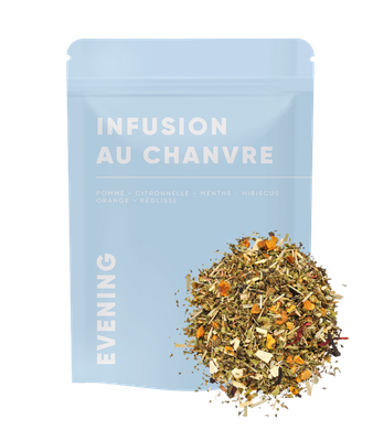 Evening Hemp tea with mint and citrus - 50g