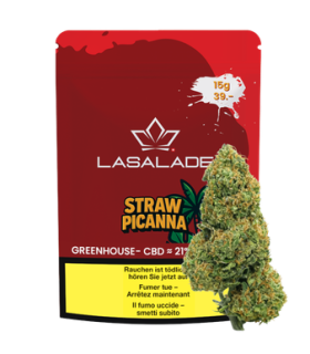 La Salade Strawpicanna CBD Blüten Greenhouse