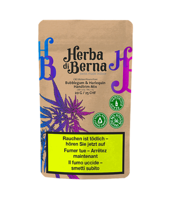 Herba di Berna Bubblegum + Harlequin CBD Trim Indoor – Bild 3