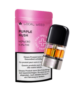 Local Weed Purple Kush Pod CBD 40% Full Spectrum