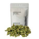 Slow Weed Amnesia Haze Minibuds Small CBD Buds Greenhouse 1