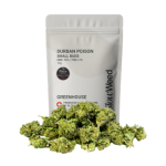 Slow Weed Durban Poison Minibuds Small CBD Buds Greenhouse