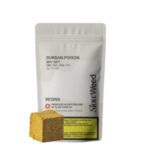 Slow Weed Durban Poison Kief CBD Pollen 1