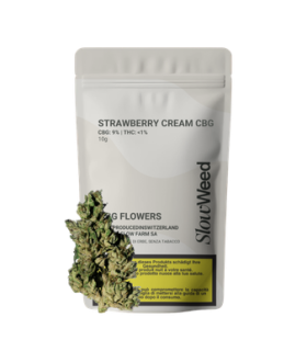 Slow Weed Strawberry CBG Flower Outdoor 1