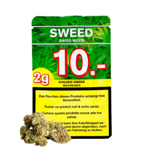 Sweed Golden Green CBD Flower Indoor 1