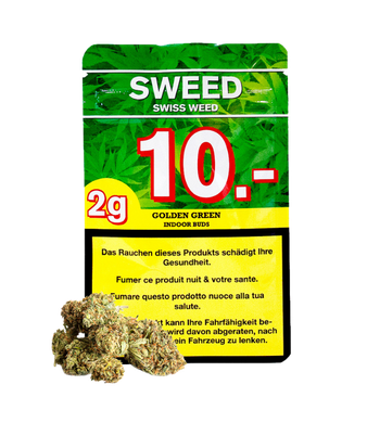 Golden Green CBD Flower Indoor - 2g